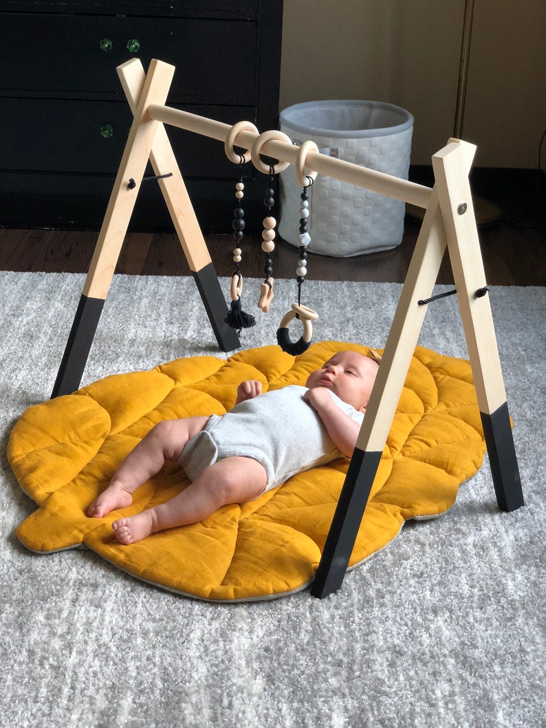 Pinecone Play Mat From Natural Linen Etsy