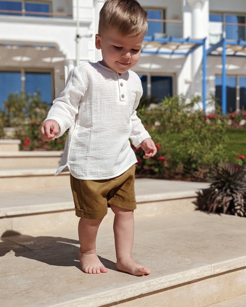 Linen Baby Shorts: Casual Summer Toddler Boy Shorts