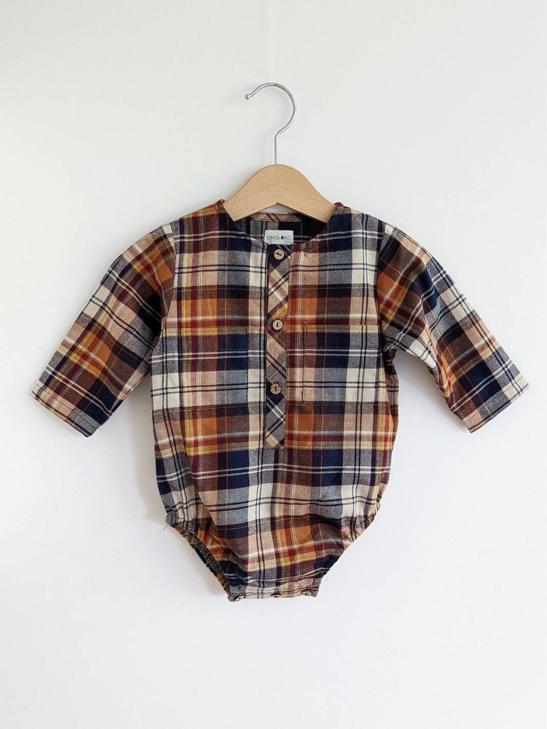 Shirt Body Baby Boy, Flannel Shirt Body for Baby, Shower Gift Etsy