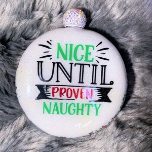 Ladies Custom Flask for Holiday-Christmas