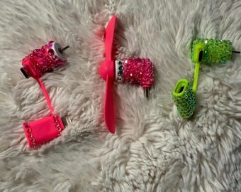 Fan - Mini plug in to phone, charging blocks, computers, etc.