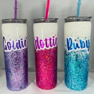 Custom Glitter Tumbler / Glitter Tumbler / Custom Tumbler / Personalized Glitter Tumbler / 20oz Tumbler / 30oz Tumbler