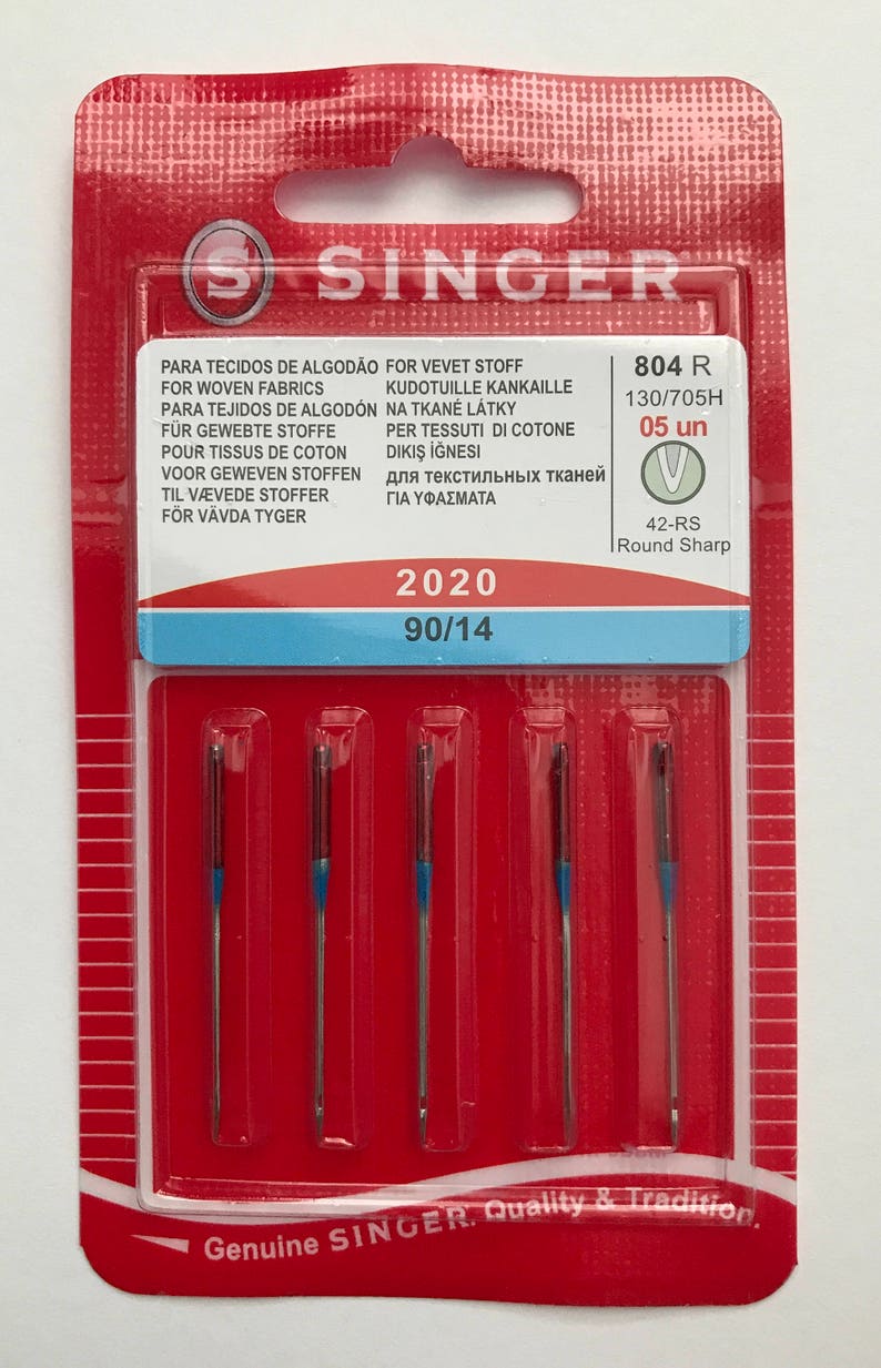 Singer Sewing Machine Needles 2020 for Woven Fabrics and 2045 - Etsy