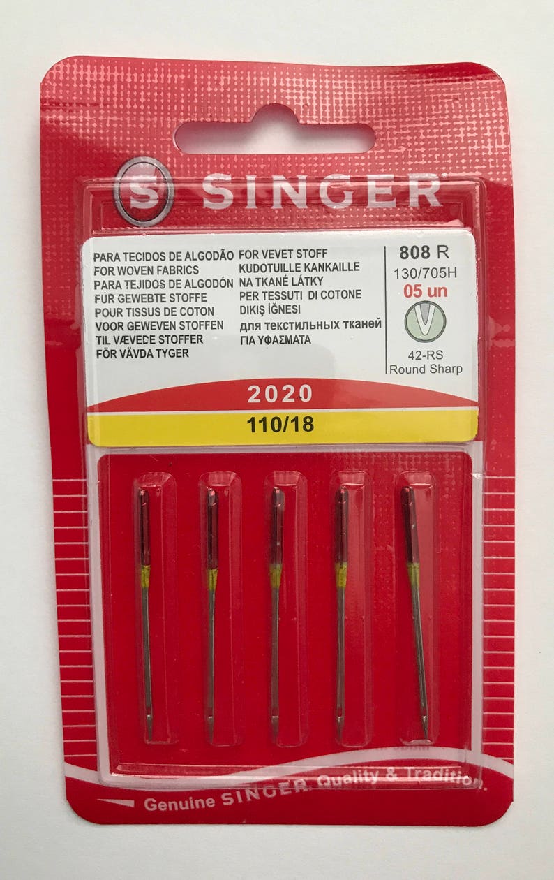 Singer Sewing Machine Needles 2020 for Woven Fabrics and 2045 Etsy