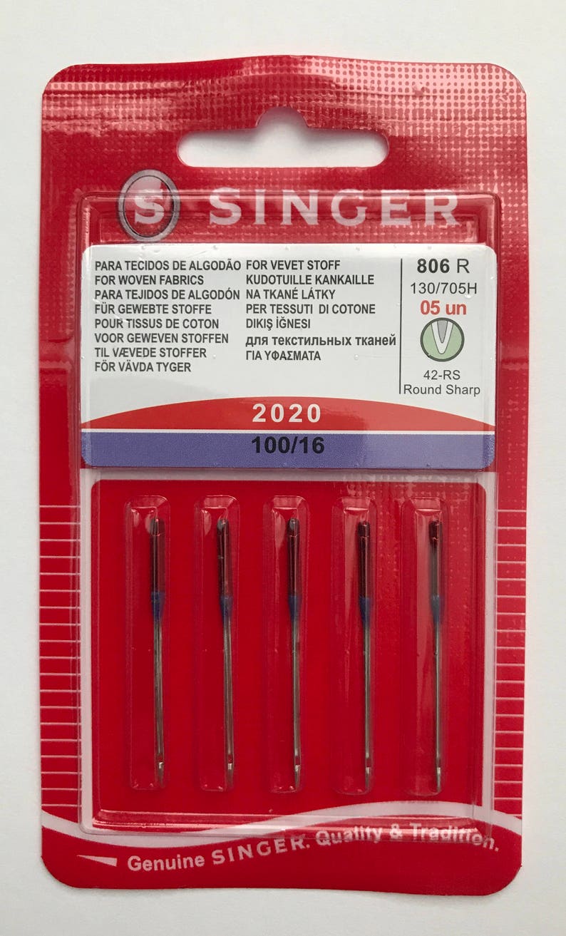 Singer Sewing Machine Needles 2020 for Woven Fabrics and 2045 - Etsy
