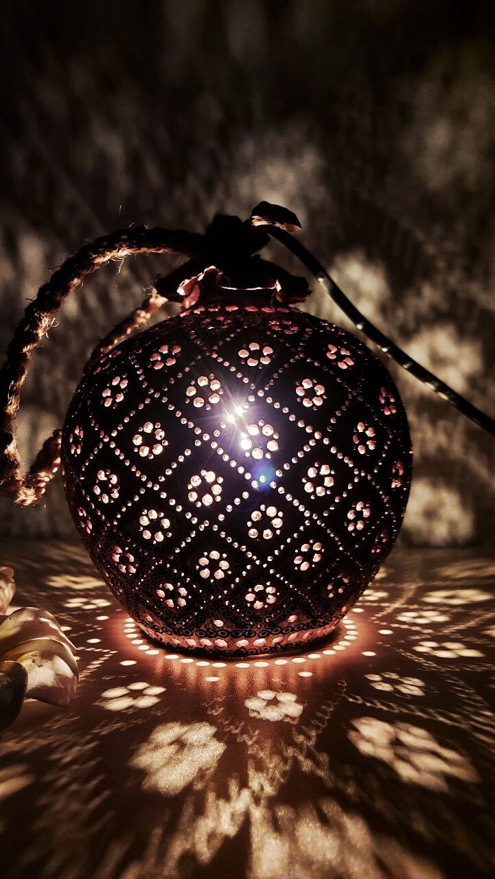 Coconut shell pendant light deals