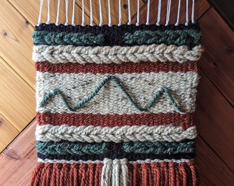Woven Wall Hanging Tapestry - Mountains