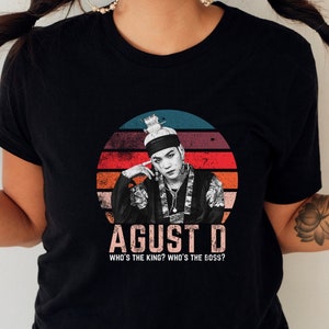 Agust D Graphic Shirt, Kpop fans gift, BTS Official Shirt, Fashion Shirt, Suga, Daechwita Min Yoongi fans shirt, BTS ARMY merch
