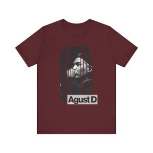 Camisa gráfica Agust D, regalo para fanáticos de Kpop, camisa oficial de BTS, camisa de moda, Suga, camisa para fanáticos de Daechwita Min Yoongi, merchandising BTS ARMY
