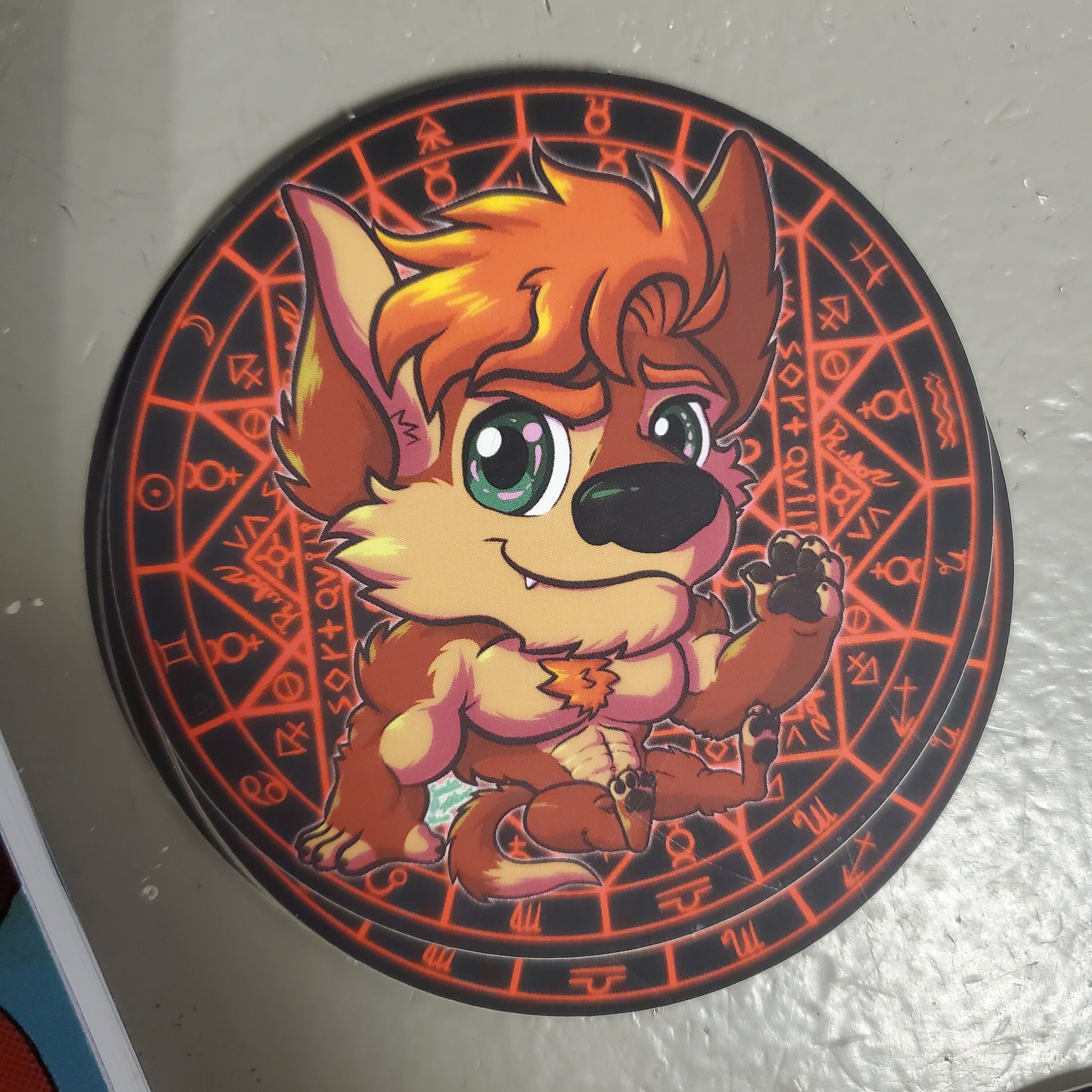 Prince Circle Sticker The Werewolf Prince Magic Circle Stickers - Etsy