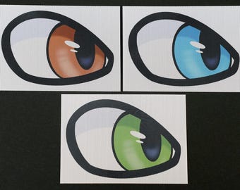 Eye Mesh for 3D Printed Grumpy Hyena