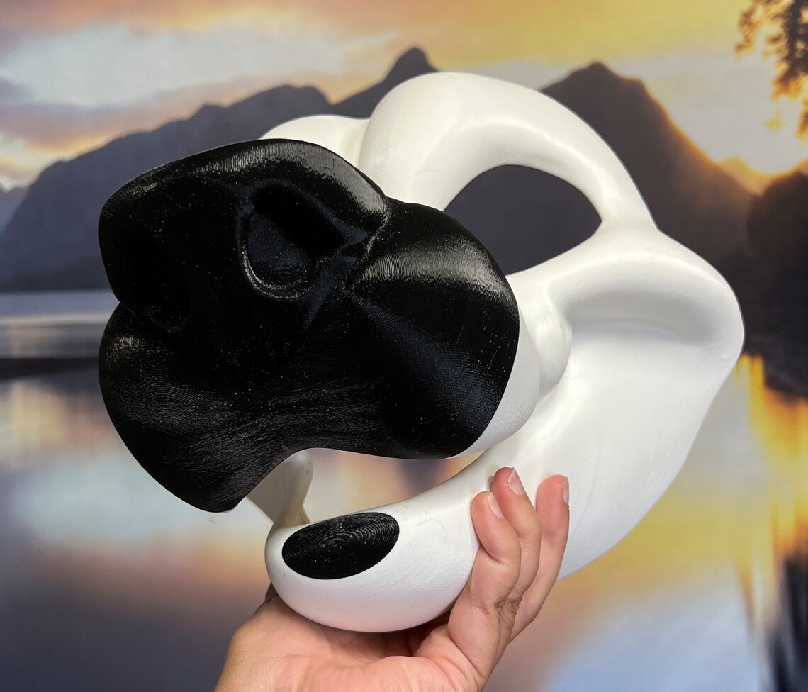 3D Printed K9 Grumpy DIY Fursuit Head by Mixedcandy Etsy