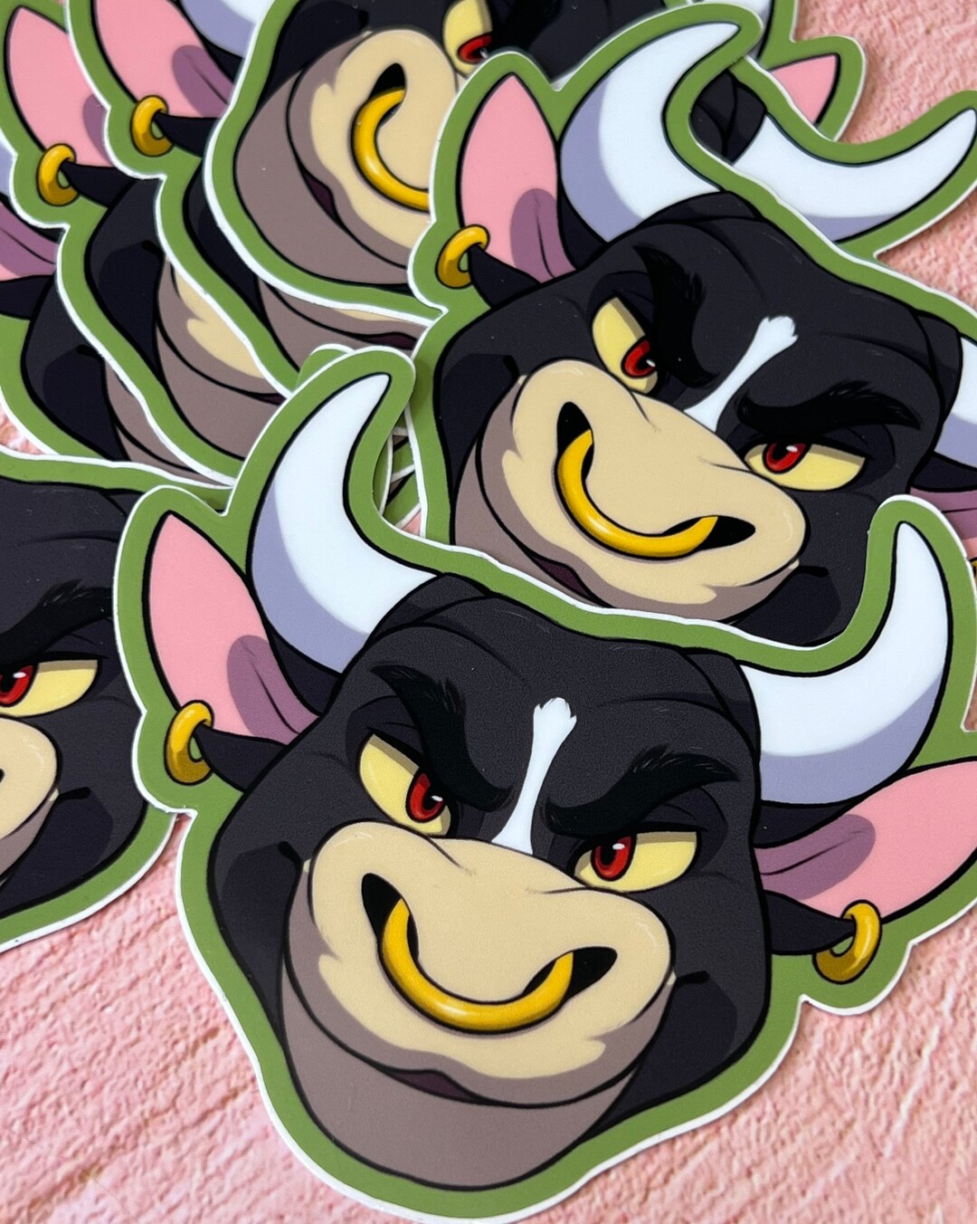 Bull Vinyl Sticker - Etsy