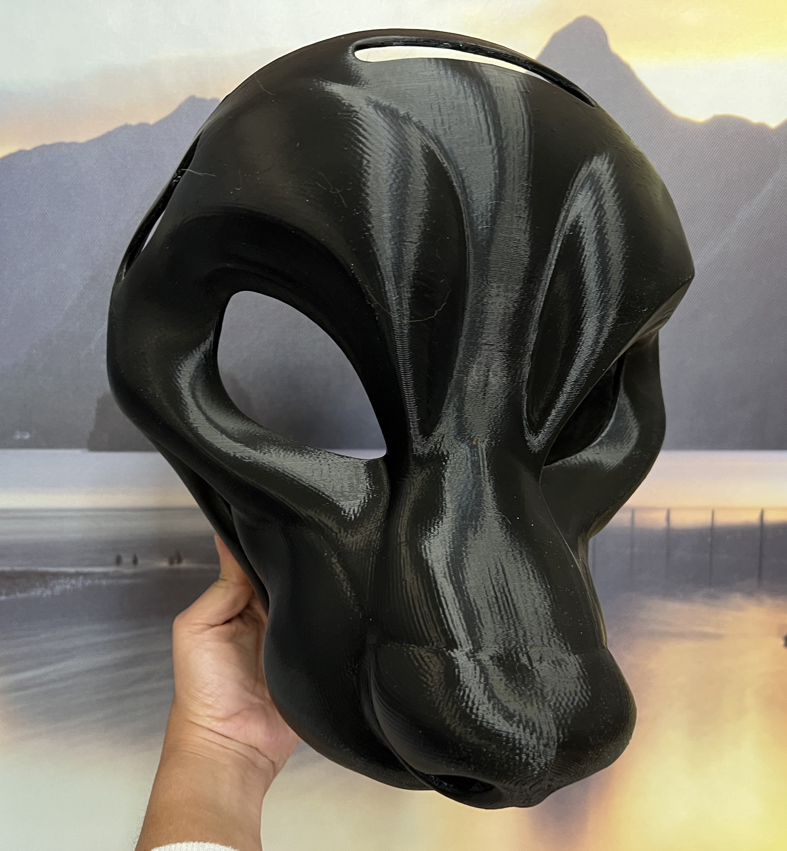 3D Printed Grumpy Hyena DIY Fursuit Head by Mixedcandy Etsy Australia