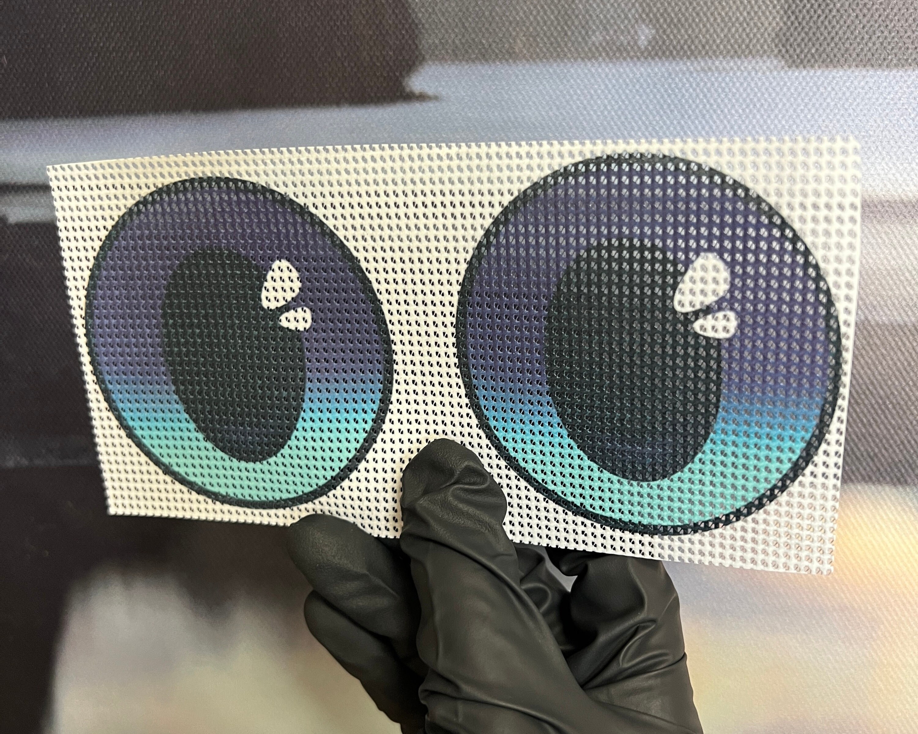 LARGE Waterproof Vinyl Fursuit Eye Mesh Oval Pupils - Etsy