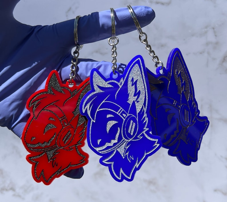 Protogen Acrylic Keychain 