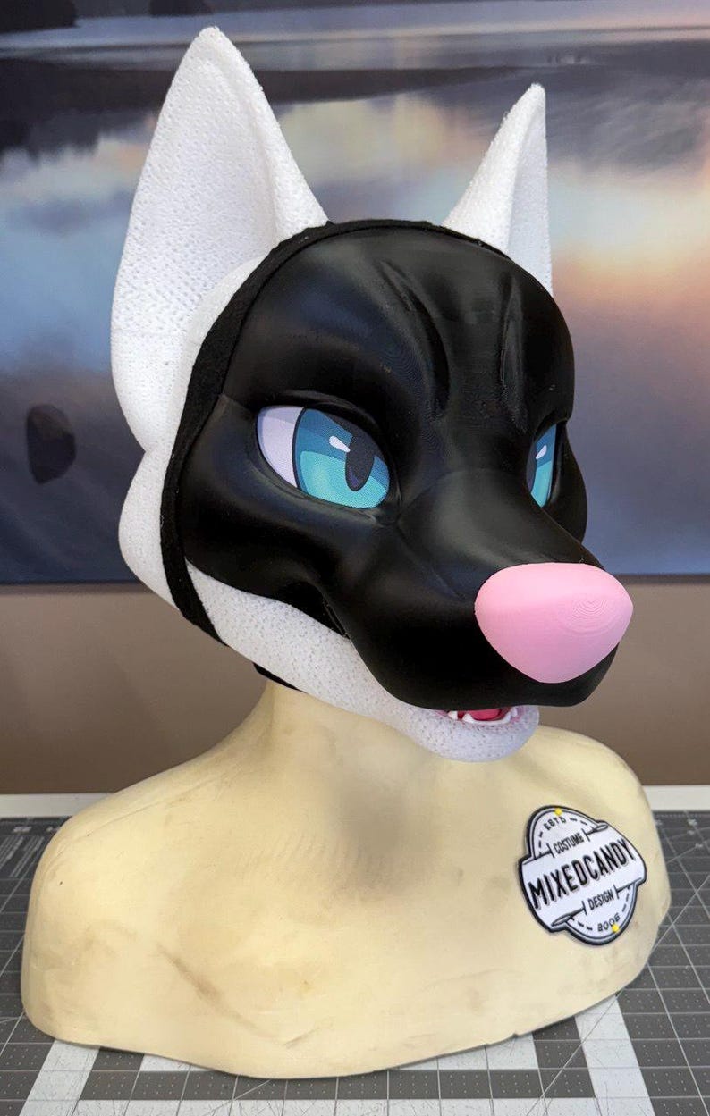 3D Printed Fox Kit DIY Fursuit Head by Mixedcandy - Etsy