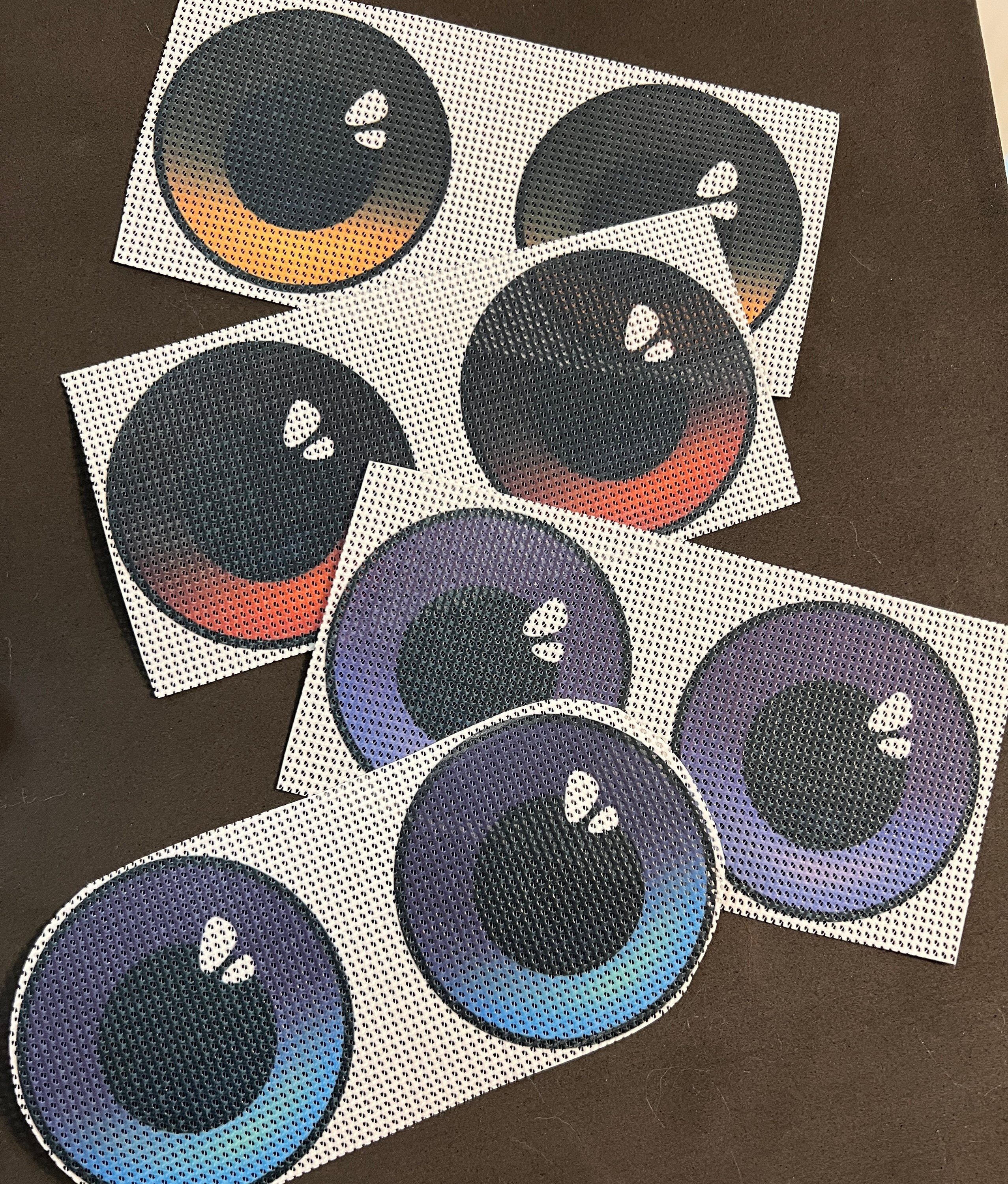 LARGE Waterproof Vinyl Fursuit Eye Mesh Round Pupils - Etsy