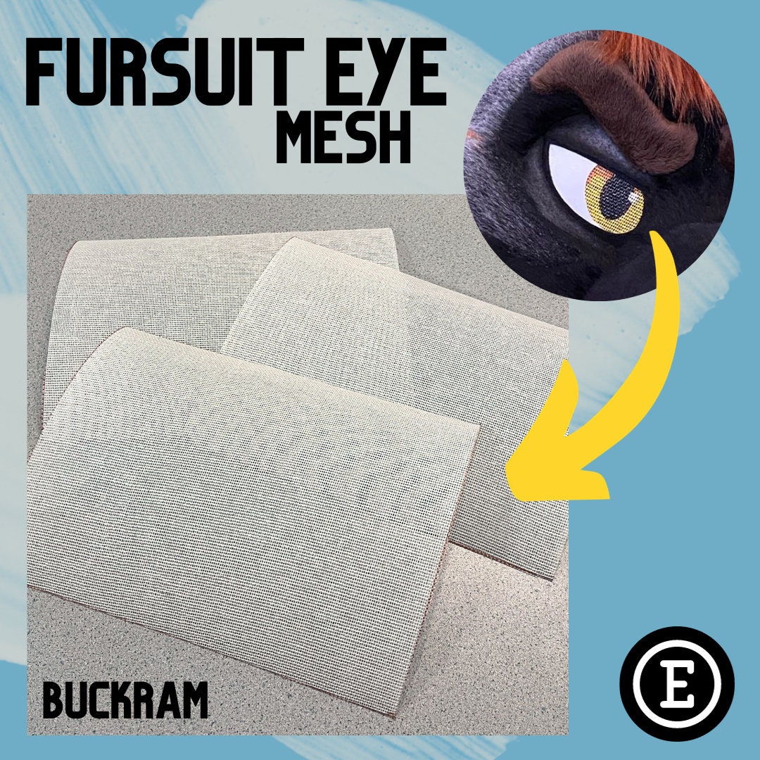 Full Buckram Follow-Me Fursuit Eyes TUTORIAL! by