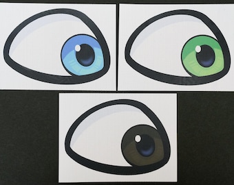 Eye Mesh for Wolf Dog 3D Printed Head