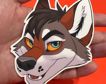 Coyote Vinyl Sticker