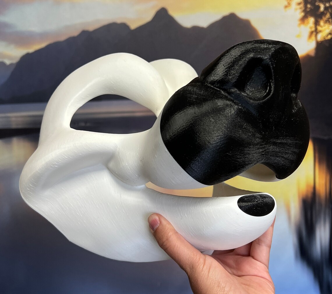3D Printed K9 Grumpy DIY Fursuit Head by Mixedcandy Etsy