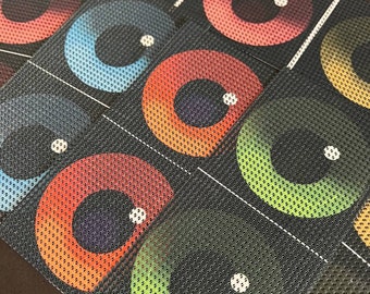 Waterproof Vinyl Fursuit Eye Mesh Small Round Pupils