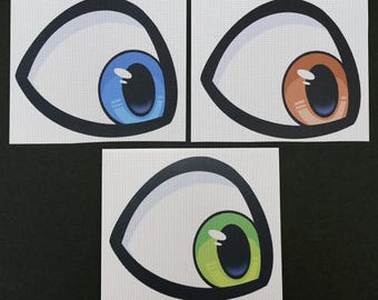 Eye Mesh for 3D Printed Happy Feline