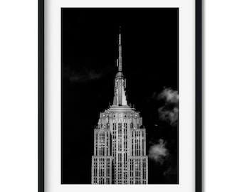 Empire State Building 2016 Limited Edition 1/15 - New York Architecture Black and White Fine Art Print, New Yorker Wall Art