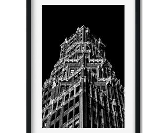 66 Court Street, Brooklyn 2016 - New York Architecture Black and White Fine Art Print, New Yorker Wall Art