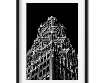 66 Court Street, Brooklyn - New York Architecture Black and White Fine Art Print, New Yorker Wall Art