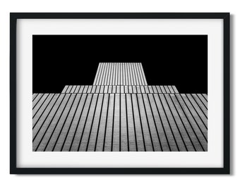 AT&T Switching Center 2016 - New York Architecture Black and White Fine Art Print, New Yorker Wall Art