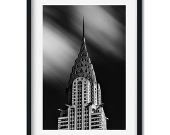 Chrysler Building 2019 - New York Architecture Black and White Fine Art Print, New Yorker Wall Art