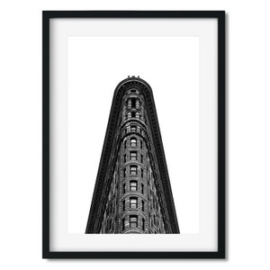 Flatiron Building 2016 - New York Architecture Black and White Fine Art Print, New Yorker Wall Art