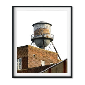 Watertoren in Navy Yard Brooklyn 2023 - New York City Photography Colour Fine Art Print, New Yorker Wall Art