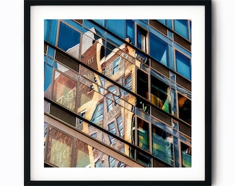 City Canvas 002 High Line New York City - City Abstract Photography Color Fine Art Print, Wall Art