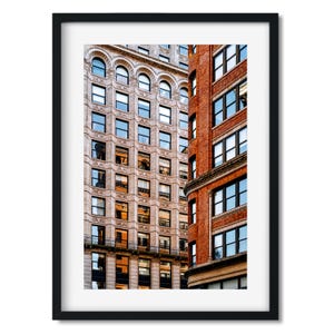Building Reflections of Broadway 2025 - Greenwich Village District New York Architecture Color Fine Art Print, New Yorker Wall Art