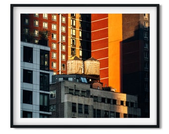 Water Tower in Hell's Kitchen 2023 - New York City Photography Color Fine Art Print, New Yorker Wall Art