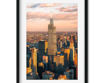 One Vanderbilt at Sunset - New York City Photography Color Original Art Print, New Yorker Wall Art