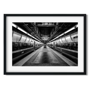 Metro-North Railroad, Grand Central 2016 - New York Architecture Black and White Fine Art Print, New Yorker Wall Art