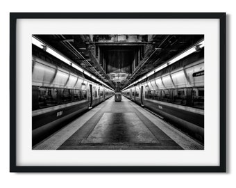 Metro-North Railroad, Grand Central - New York Architecture Black and White Fine Art Print, New Yorker Wall Art