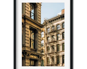 Mercer and Bloome Street SOHO - New York City Photography Color Original Art Print, New Yorker Wall Art