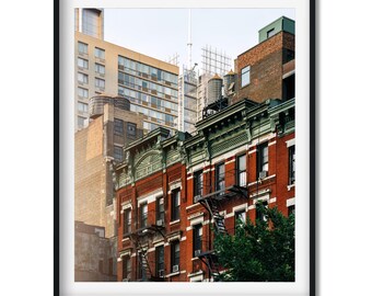 Garment District Water Tower Print, New York City Architecture Photography, New York Wall Art