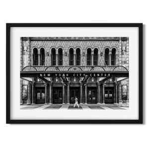 New York City Center 2016 Limited Edition 3/15 - New York Architecture Black and White Fine Art Print, New Yorker Wall Art