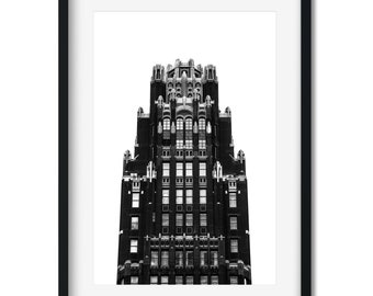 American Radiator Building 2016 - New York Architecture Black and White Fine Art Print, New Yorker Wall Art