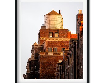 Chelsea Water Tower Print, New York City Architecture Photography, New York Wall Art