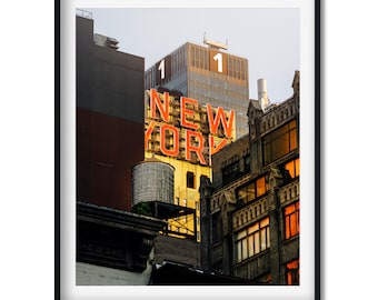 Hell's Kitchen Water Tower Print, New York City Architecture Photography, New York Wall Art