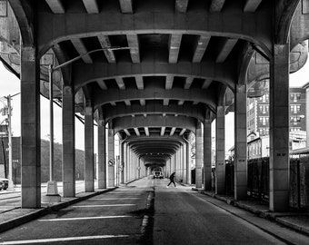 Rockaway Freeway 2016 - New York Photography Black and White Original Art Print