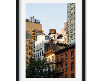Longo Bros W 36th St and Ninth Ave Midtown Manhattan - Garment District New York Architecture Color Fine Art Print, New Yorker Wall Art