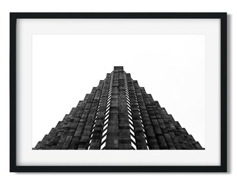 1300 Avenue of the Americas 2016 - New York Architecture Black and White Fine Art Print, New Yorker Wall Art